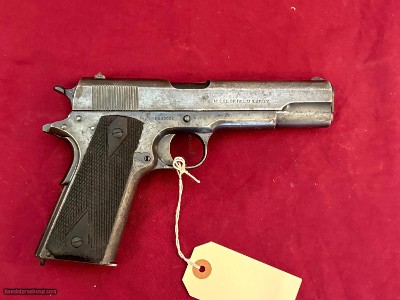 EARLY ~ COLT U.S PROPERTY 1911 SEMI AUTO PISTOL ~ MADE IN 1913 ~