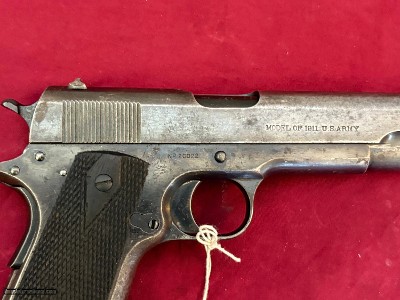 SALE $ 2950.00 ~ EARLY ~ COLT U.S PROPERTY 1911 SEMI AUTO PISTOL ~ MADE IN 1913 ~ - Image 5 of 14