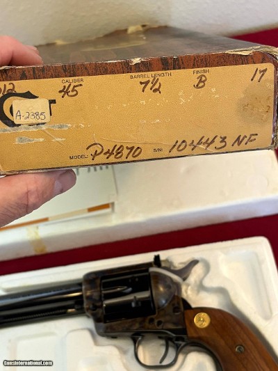 COLT 3RD GEN NEW FRONTIER SINGLE ACTION REVOLVER 45LC - Image 17 of 17