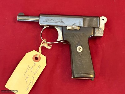 WEBLEY & SCOTT MODEL 1908 SEMI AUTO PISTOL 32ACP AUTOMATIC