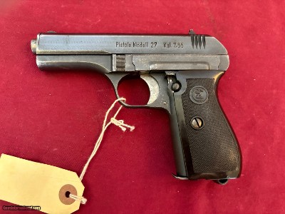 WWll NAZI ~ CZ 27 SEMI AUTO PISTOL ~ BOHMISCHE WAFFENFABRIK A.G. IN PRAG 32ACP
