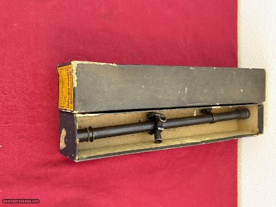 VINTAGE WINCHESTER MODEL A5 RIFLE SCOPE WITH ORIGINAL BOX