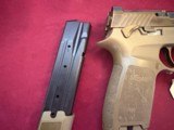 SIG SAUER M17 U.S. MILITARY SURPLUS SEMI AUTO PISTOL 9MM ~ RESEARCH LETTER ~ - 4 of 14