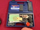 COLT SNUB NOSE REVOLVER MODEL DS-II STAINLESS FINISH WITH BOX.