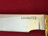 RANDALL MODEL 4-6 STAG HANDLE KNIFE ~ JOHNSON ROUGH BACK SHEATH - 3 of 8