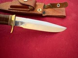 RANDALL MODEL 5-6 KNIFE STACKED LEATHER ~ JOHNSON ROUGHBACK SHEATH - 4 of 12