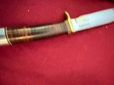 RANDALL MODEL 5-6 KNIFE STACKED LEATHER ~ JOHNSON ROUGHBACK SHEATH - 10 of 12
