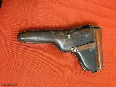SWISS P08 LUGER SEMI AUTO PISTOL HOLSTER - Image 3 of 6