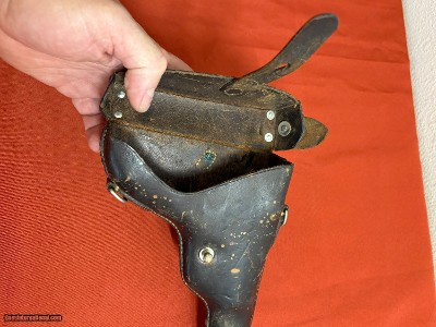 SWISS P08 LUGER SEMI AUTO PISTOL HOLSTER - Image 6 of 6