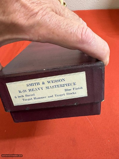 SMITH & WESSON K-38 HEAVY MASTERPIECE BOX