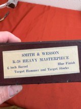 SMITH & WESSON K-38 HEAVY MASTERPIECE BOX - 6 of 6