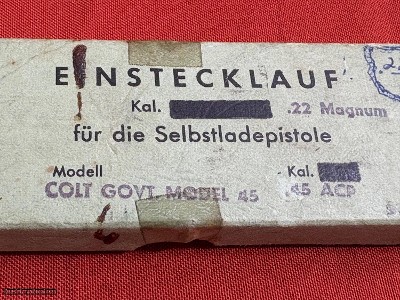 RARE ~ WALTHER ~ COLT 1911 GOV'T MODEL CONVERSION KIT TO 22 MAGNUM - Image 3 of 3