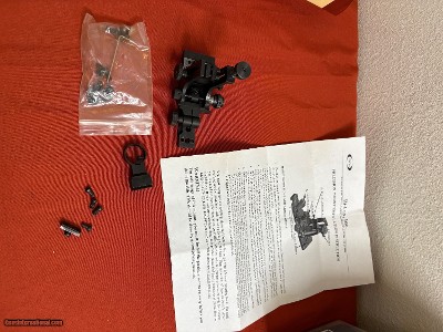 HI LUX MALCOM EXTRA LONG SCOPE AJUSTABLE MOUNT , SHARPS, ROLLING BOCK RIFLE