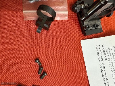 HI LUX MALCOM EXTRA LONG SCOPE AJUSTABLE MOUNT , SHARPS, ROLLING BOCK RIFLE - Image 5 of 8