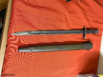 WWl WINCHESTER MODEL 1917 BAYONET WITH SHEATH