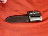 WWII AUSTRALIAN AKE FIGHTING KNIFE W/ SHEATH - 2 of 7