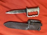 WWII AUSTRALIAN AKE FIGHTING KNIFE W/ SHEATH - 3 of 7