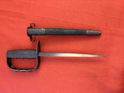 WORLD WAR ONE LF&C TRENCH FIGHTING KNIFE DATED 1917