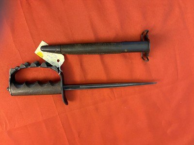 WWI AC CO. USA 1917 TRENCH FIGHTING KNIFE DATED 1917