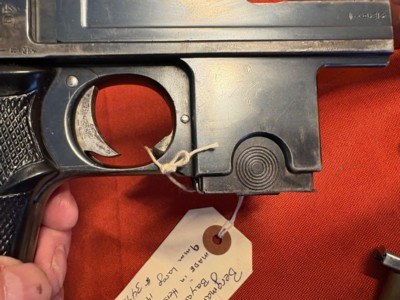 DUTCH BERGMANN BREVETE MODEL 1910/21 SEMI AUTO PISTOL 9MM LARGO W/ HOLSTER ~ Sale $2950.00 - Image 6 of 17