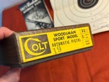 COLT WOODSMAN SPORT MODEL SEMI AUTO PISTOL 4 1/2