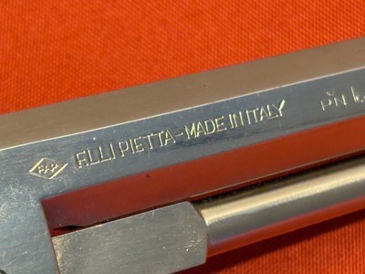 F. LLIPIETTA STAINLESS REPRO COLT MODEL 1851 PERCUSSION REVOLVER - Image 8 of 13