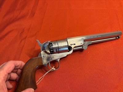 F. LLIPIETTA STAINLESS REPRO COLT MODEL 1851 PERCUSSION REVOLVER - Image 2 of 13