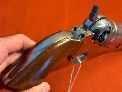 F. LLIPIETTA STAINLESS REPRO COLT MODEL 1851 PERCUSSION REVOLVER - Image 10 of 13
