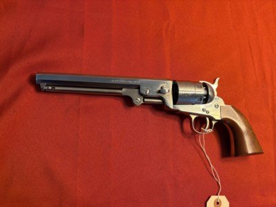F. LLIPIETTA STAINLESS REPRO COLT MODEL 1851 PERCUSSION REVOLVER
