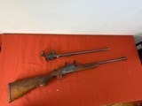 2 BARRELS ~ THOMPSON CENTER MODEL 83 ARISTOCRAT DOUBLE SET TRIGGERS RIFLE 243 REM. & 7mm MAG - 5 of 14