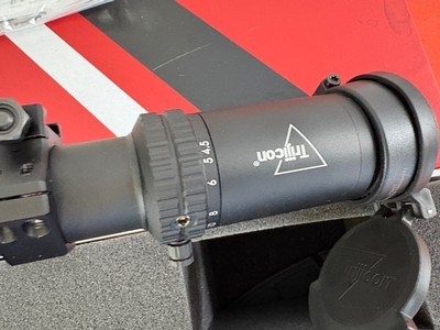 TRIJICON RIFLE SCOPE 4.5-30x56mm TENMILE RED/GREEN MOA PRECISION TREE - Image 12 of 14