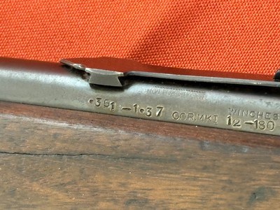 WINCHESTER MODEL 1907 SELFLOADER RIFLE 351 ~ MADE 1942 ~ - Image 18 of 24