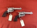 PAIR ~ UBERTI SINGLE ACTION ARMY REVOLVERS ~ FACTORY ENGRAVED ~ 45LC - 2 of 18