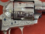 PAIR ~ UBERTI SINGLE ACTION ARMY REVOLVERS ~ FACTORY ENGRAVED ~ 45LC - 6 of 18