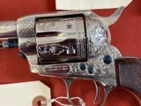 PAIR ~ UBERTI SINGLE ACTION ARMY REVOLVERS ~ FACTORY ENGRAVED ~ 45LC - 10 of 18