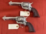PAIR ~ UBERTI SINGLE ACTION ARMY REVOLVERS ~ FACTORY ENGRAVED ~ 45LC - 1 of 18