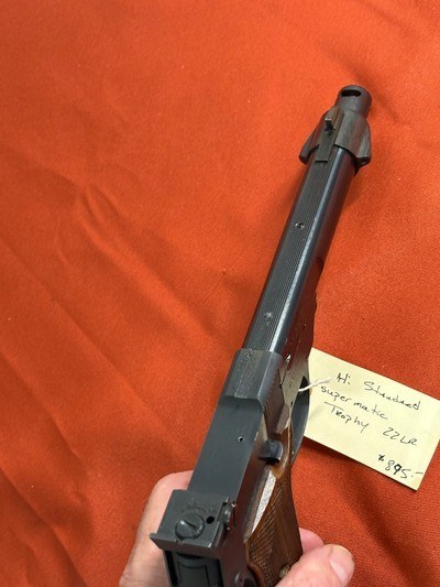 HIGH STANDARD SUPERMATIC TROPHY SEMI AUTO PISTOL 22LR - Image 6 of 13