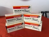 VINTAGE - WINCHESTER WILDCAT 22L.R. AMMO ~ VINTAGE WITH BOBCAT ~ 500 RDS
