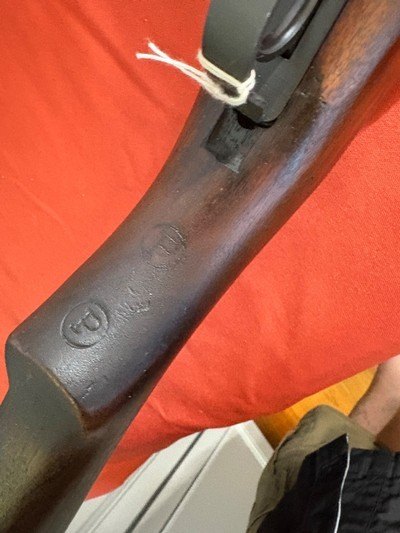 U.S. SPRINGFIELD NAVY MK2 MOD 1 GARAND RIFLE 7.62 NATO - Image 14 of 20