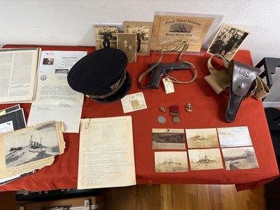 WWI U.S. SPRINGFIELD ARMORY 1911 PISTOL ~ U.S. NAVY ~ WILLIAM E MASSEY ~ NAVY HISTORY GROUPING ~