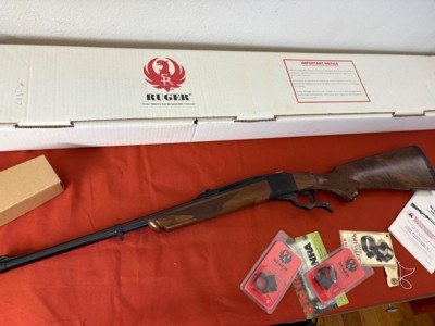 RUGER NO# 1 SINGLE SHOT RIFLE MODEL 1-S CALIBER 9.3 x 74r - Image 6 of 17