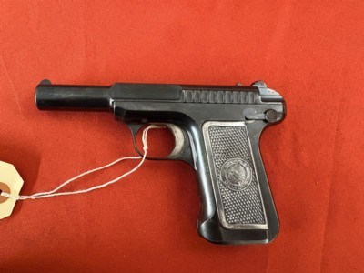 SAVAGE MODEL 1907 SEMI AUTO PISTOL 32ACP ~ EARLY GUN - TIN GRIP PANELS ~