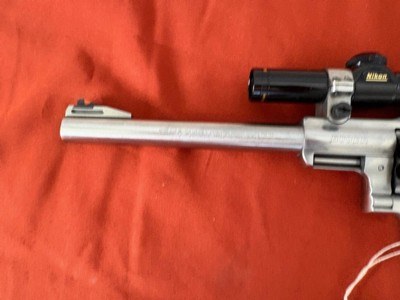 RUGER SUPER REDHAWK 44 MAGNUM WITH NIKON SCOPE - Image 3 of 10
