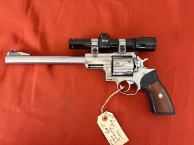 RUGER SUPER REDHAWK 44 MAGNUM WITH NIKON SCOPE