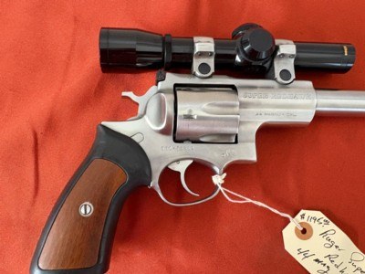 RUGER SUPER REDHAWK 44 MAGNUM WITH NIKON SCOPE - Image 6 of 10