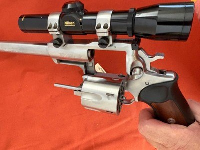 RUGER SUPER REDHAWK 44 MAGNUM WITH NIKON SCOPE - Image 10 of 10