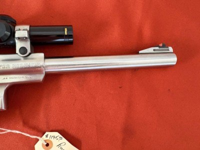 RUGER SUPER REDHAWK 44 MAGNUM WITH NIKON SCOPE - Image 7 of 10