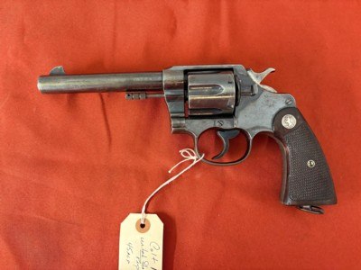 COLT MODEL 1909 U.S. ARMY REVOLVER 45 COLT ~ UNITED STATES PROPERTY ~