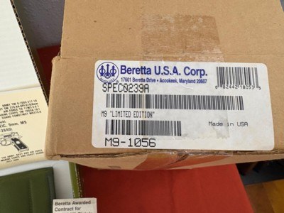 BERETTA M9 U.S. ARMED FORCES ~ SPECIAL EDITION ~ 9MM - Image 5 of 9