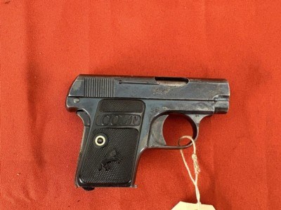 COLT MODEL 1908 VEST POCKET SEMI AUTO PISTOL 25ACP ~ MADE 1920